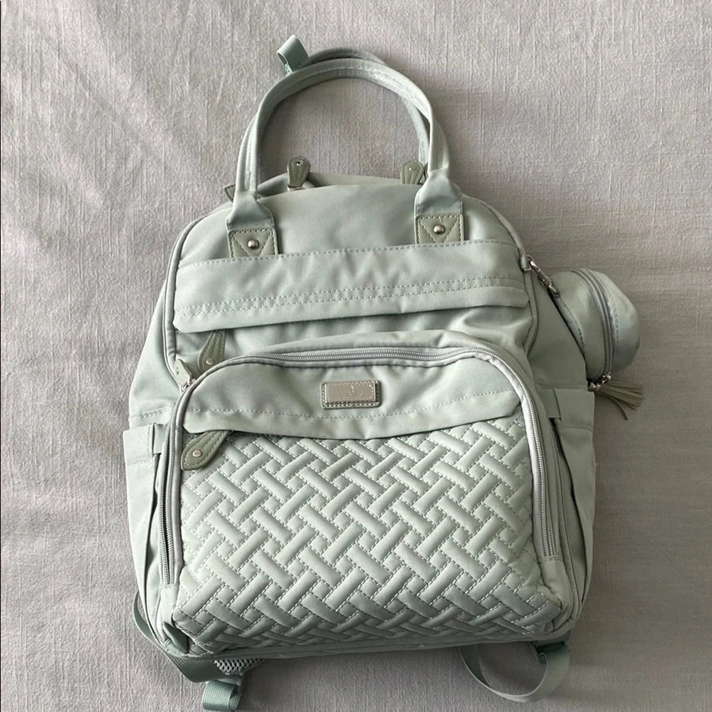 Mint Green Baby Organizer Backpack